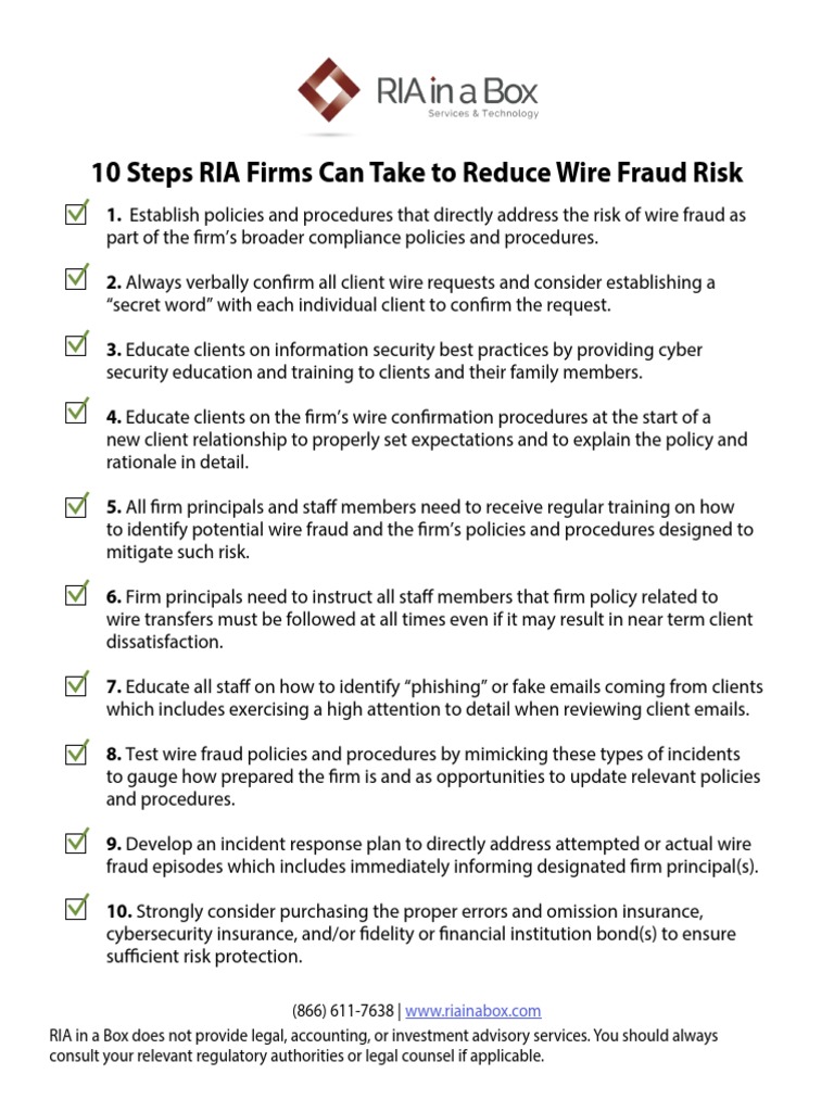 10 Steps To Reduce Your Risk Of Cyber-Fraud – ISNUKI