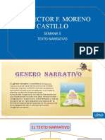 Mg. Héctor F. Moreno Castillo: Semana 5 Texto Narrativo