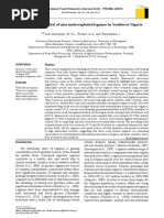 Nutritional Potential of Nine Underexploited Legumes in Southwest Nigeria