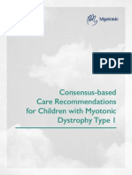 Consensus-Based Care Recommendations For Children With Myotonic Dystrophy Type 1