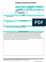 Technical Service Bulletin: Troubleshooting Other Service Job Knowledge Sharing Subject