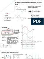 Circuitos de Coriente Alterna Sinusoidal en Régimen Estable