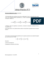 Trabajo Práctico N°3 sobre líneas de transmisión