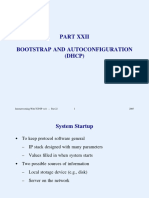 Bootstrap and Autoconfiguration (DHCP) : Internetworking With TCP/IP Vol 1 - Part 22 2005