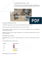 ESP32 With BMP180 Barometric Sensor - Guide