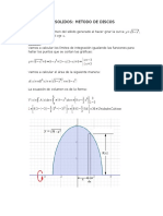 Trabajo calculo (Volumen de solidos metodo discos)