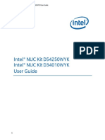 Intel® NUC Kit D54250WYK Intel® NUC Kit D34010WYK User Guide