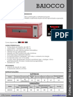 Especificações Baiocco