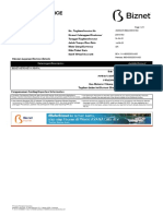 Proforma Invoice for Biznet Metronet 1A Rental
