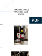 X2 Ebay Belt Drive INSTALLATION MANUAL RRTECH BELT DRIVE-1