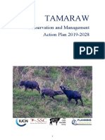 Tamaraw Conservation Plan 2019-2028