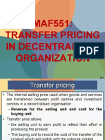 Maf551 Transfer Pricing