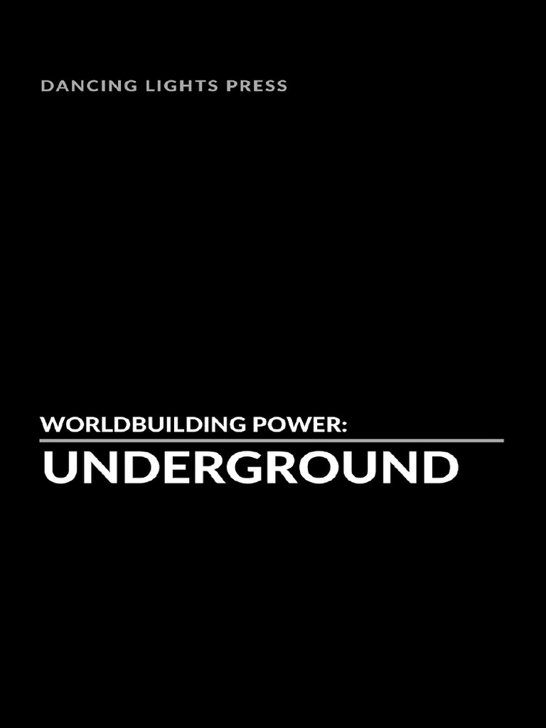 Dancing Lights Press Worldbuilding Underground PDF Fantasy Folklore