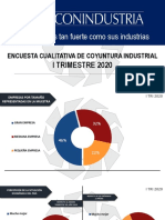 Encuesta Cualitativa de Coyuntura Industrial I Trimestre 2020 - Venezuela