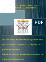 Indicadores de Gestion Del Mantenimiento