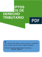Conceptos Básicos de Derecho Tributario.