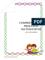 Comprension de Problemas Matematicos (Para Padres)