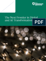 Next Frontier in Digital and AI Transformations