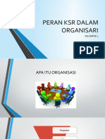 Peran KSR Dalam Organisasi