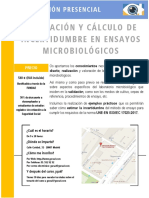Presentación Curso Validacion Incertidumbre Microbiología