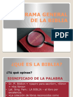 PANORAMA GENERAL DE LA BIBLIA