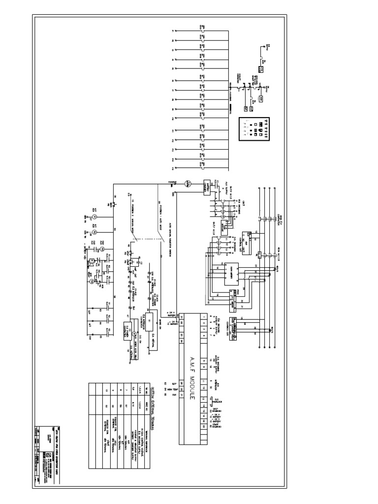 250 Kva DG Amf Panel Circuit Diagram | PDF