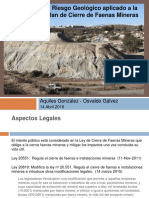 4 - Riesgo Geologico en Cierre Faenas - A. Gonzalez y O. Glavez - A. Minerals PDF