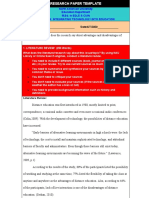 Educ 5324 Vedat Erden Research Assignment 2 - Research Paper