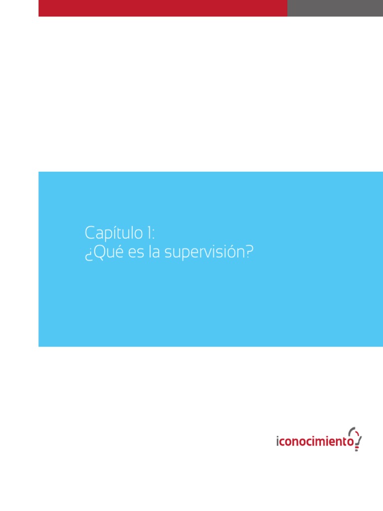 Supervision Cap 1 PDF PDF Liderazgo Conceptos psicologicos