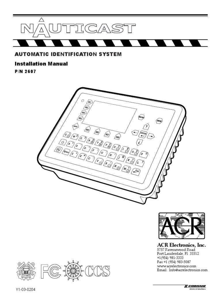Automatic Identification System: Installation Manual | PDF | Computing ...