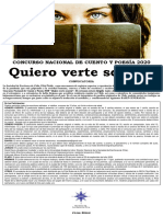 Afiche Concurso Literario