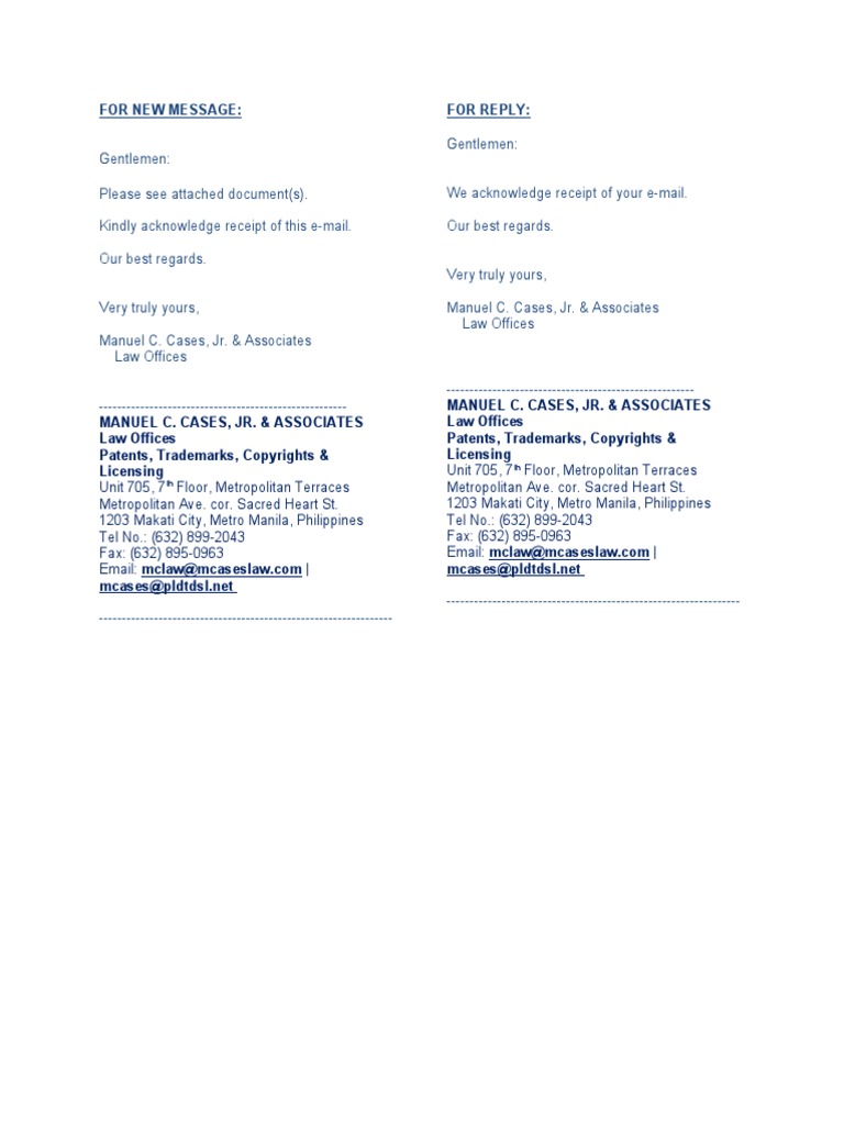 Note (E-Mail) | PDF | Law