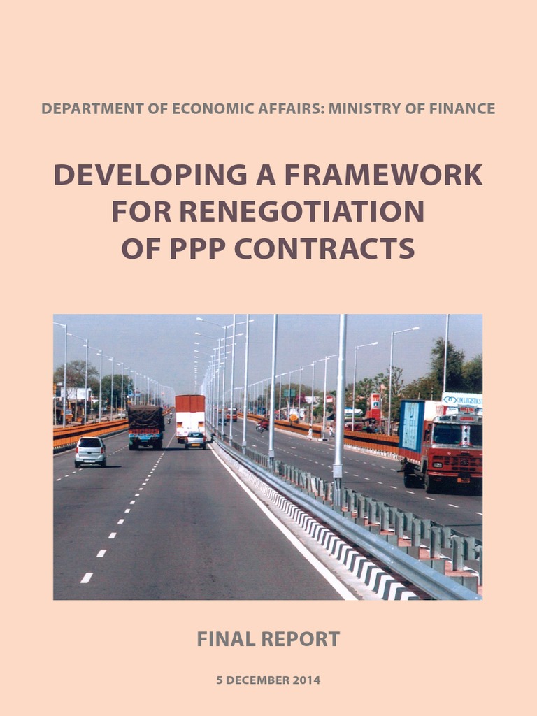Developing A Framework For Renegotiation of PPP Contracts | PDF ...