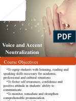 Voice and Accent Neutralization