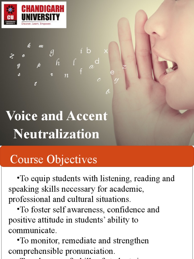 Voice and Accent Neutralization PDF Accent (Sociolinguistics) Vowel