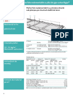 Plafon Nedemontabil - Prindere Direct Sub Planeu - Structur Dubl de Lemn - RigipsRFRFI - 2x125 Sau 1x151x20 MM PDF