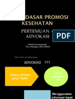 Dasar Dasar Promosi Kesehatan Pertemuan 4