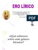 GÉNERO LÍRICO 8º LIRICA Y EPICA - Octavo