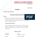 Perfact Industries Quote PDF