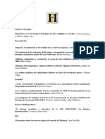 Ayer70 PoliticaCulturasPoliticasAmericaLatina Tabanera Aggio PDF