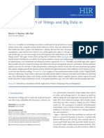 Medical Internet of Things and Big Data in Healthcare: Review Article