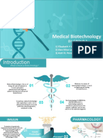 Medical Biotechnology: By: Group 3