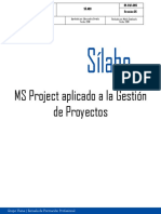Silabo - MS Project 2019