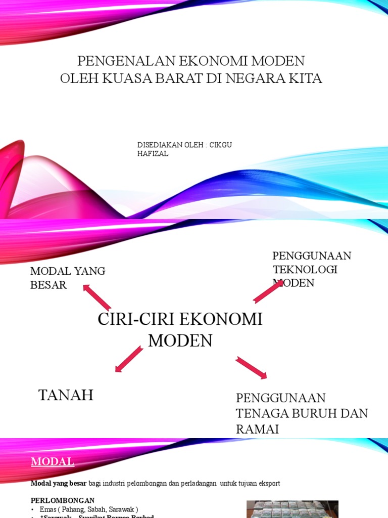 Pengenalan Ekonomi Moden Oleh Kuasa Barat Di Negara Kita | PDF