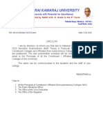 Mku - Exams Postponed PDF