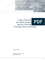 Code of Practice For Water Treatment Service Providers (Cooling Tower Systems)