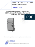 Cost Effective Negative Pressure and HEPA Filtration For Isolation Rooms and Other High Risk Areas