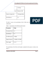 Parameter Value: Department of ECE, RNSIT