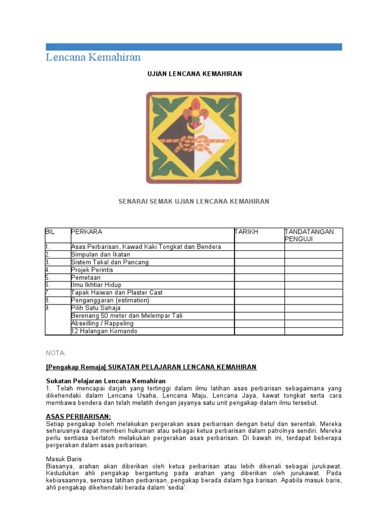 Scout Lencana Maju2 Pdf