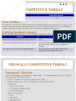 1A. Dry Wall Competitive Threat